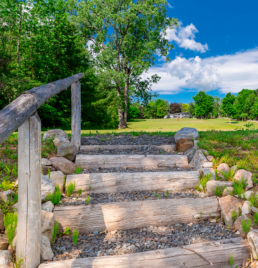 Beach stairs