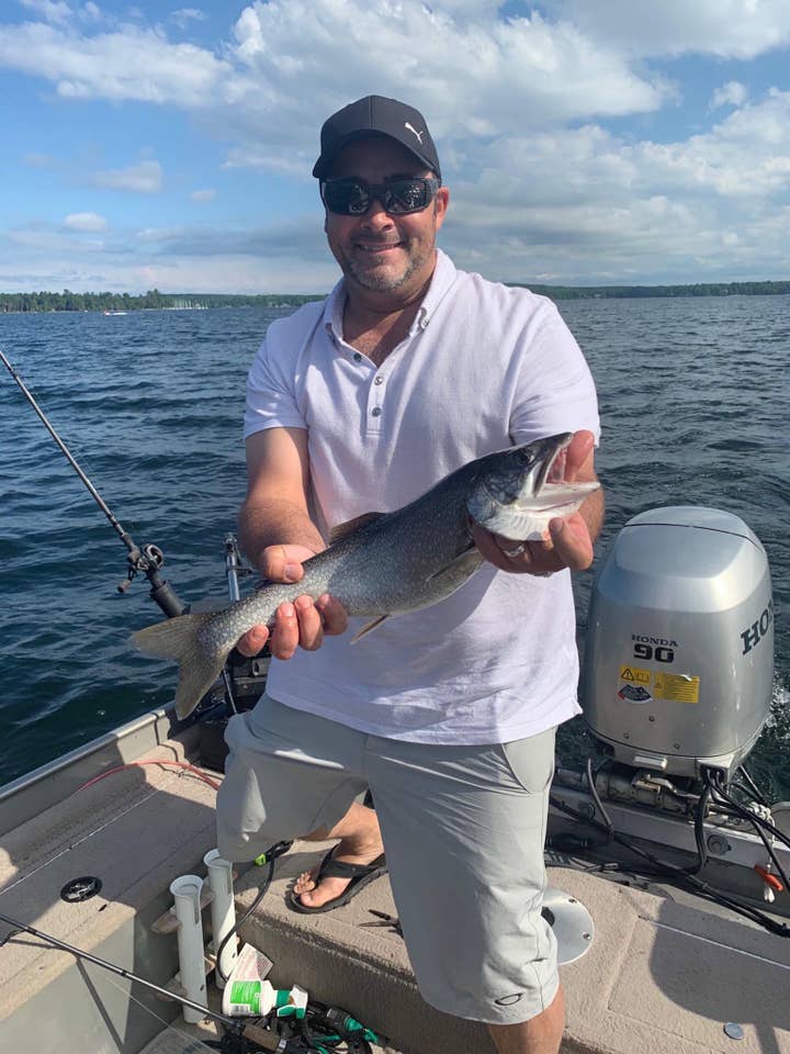Fishing on Lake Champlain